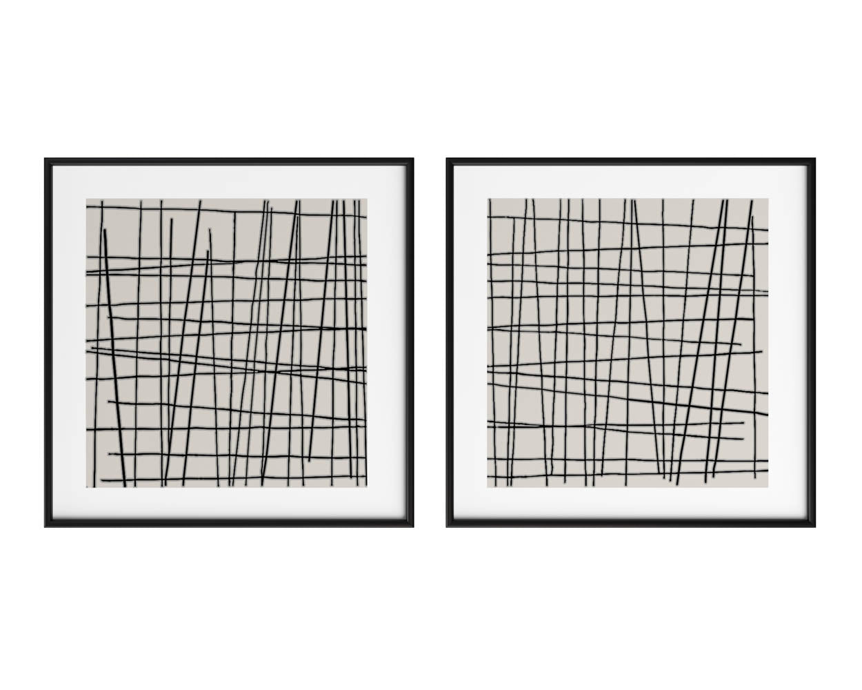 Crosshatch (Set Of 2)