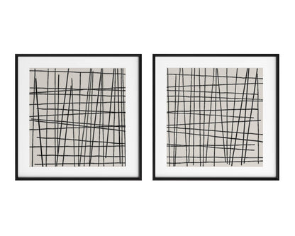 Crosshatch (Set Of 2)
