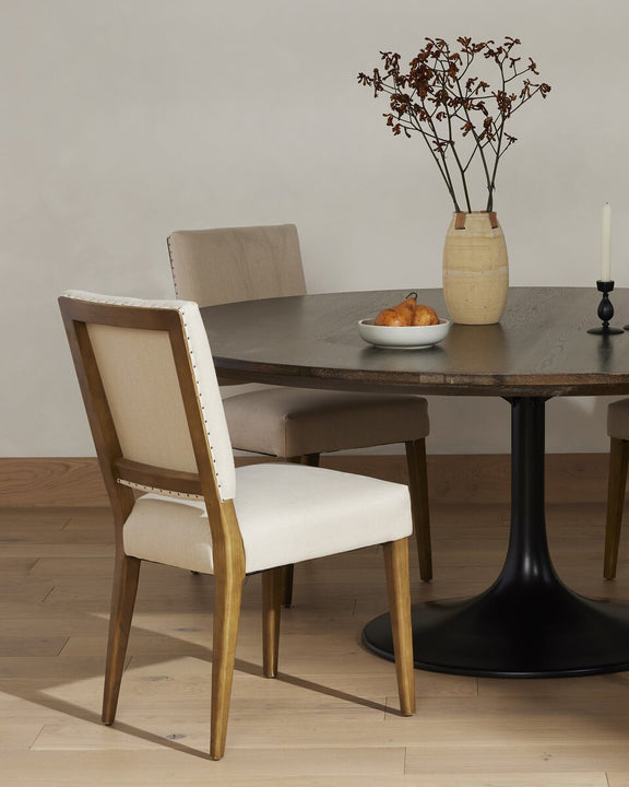 Kurt Dining Chair - Dark Linen