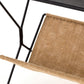 Monarch Magazine Rack - Distressed Black