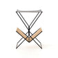 Monarch Magazine Rack - Distressed Black