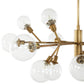Pellman Chandelier - Matte Brass