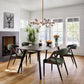 Pellman Chandelier - Matte Brass