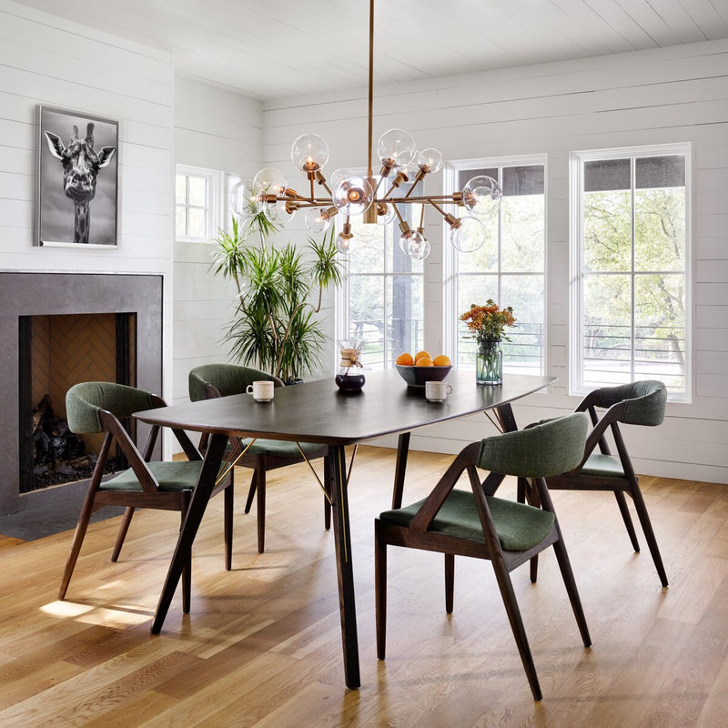 Pellman Chandelier - Matte Brass