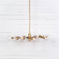 Pellman Chandelier - Matte Brass