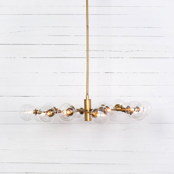 Pellman Chandelier - Matte Brass