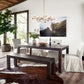 Pellman Chandelier - Matte Brass