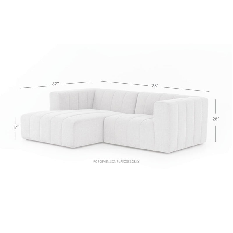 Langham Channeled 2-Piece Sectional - Napa Sandstone