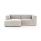 Langham Channeled 2-Piece Sectional - Napa Sandstone