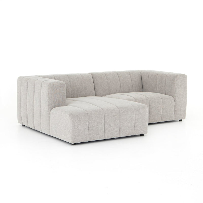 Langham Channeled 2-Piece Sectional - Napa Sandstone