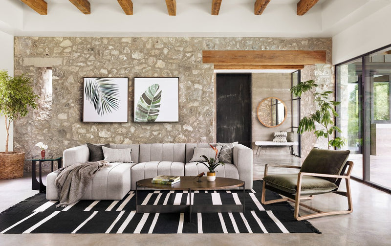 Langham Channeled 2-Piece Sectional - Napa Sandstone