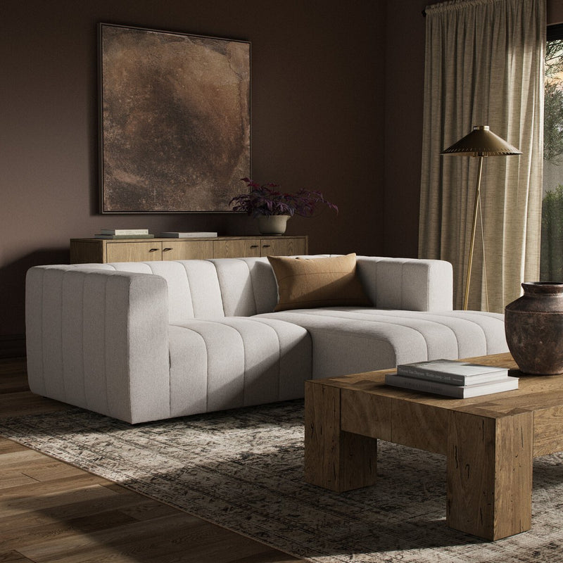Langham Channeled 2-Piece Sectional - Napa Sandstone