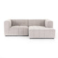Langham Channeled 2-Piece Sectional - Napa Sandstone