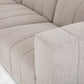 Langham Channeled 6-Piece Chaise Sectional - Napa Sandstone
