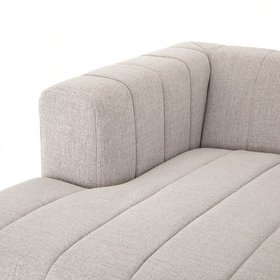 Langham Channeled 6-Piece Chaise Sectional - Napa Sandstone