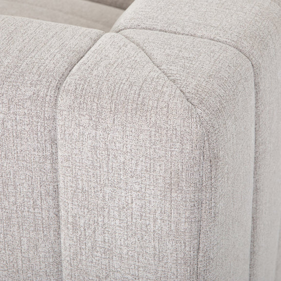 Langham Channeled 6-Piece Chaise Sectional - Napa Sandstone