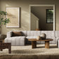 Langham Channeled 6-Piece Chaise Sectional - Napa Sandstone