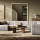 Langham Channeled 6-Piece Chaise Sectional - Napa Sandstone