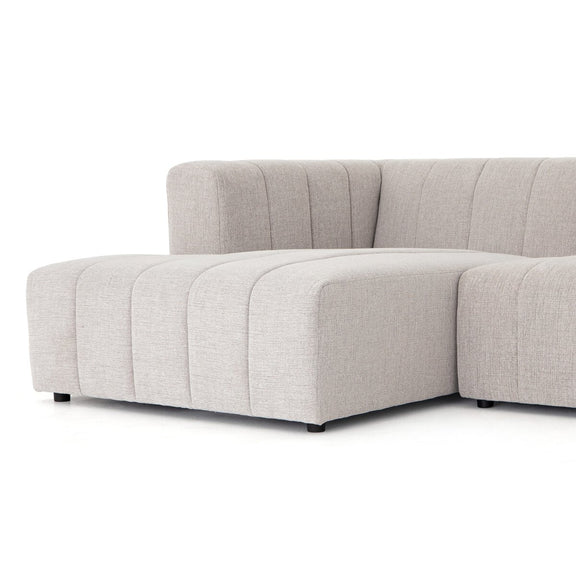 Langham Channeled 5-Piece Sectional - Napa Sandstone