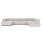 Langham Channeled 5-Piece Sectional - Napa Sandstone