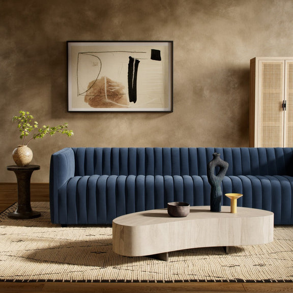 Augustine Sofa - Sapphire Navy