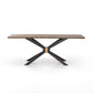 Spider Dining Table - Bright Brass Clad