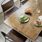 Spider Dining Table - Bright Brass Clad