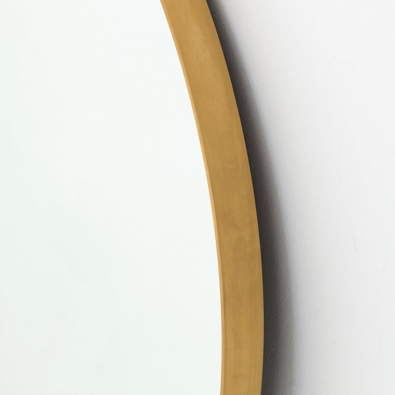 Bellvue Round Mirror - Polished Brass
