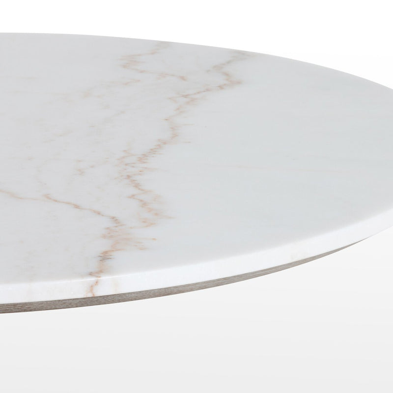 Powell Dining Table - White Marble