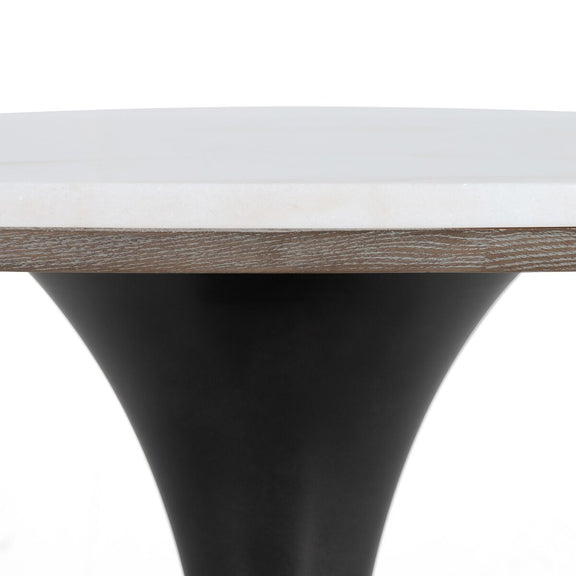 Powell Dining Table - White Marble