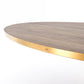 Evans Oval Dining Table - Reclaimed Burnt Oak