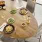 Evans Oval Dining Table - Reclaimed Burnt Oak