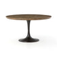 Powell Dining Table - Bright Brass Clad