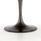 Evans Round Dining Table - Reclaimed Burnt Oak