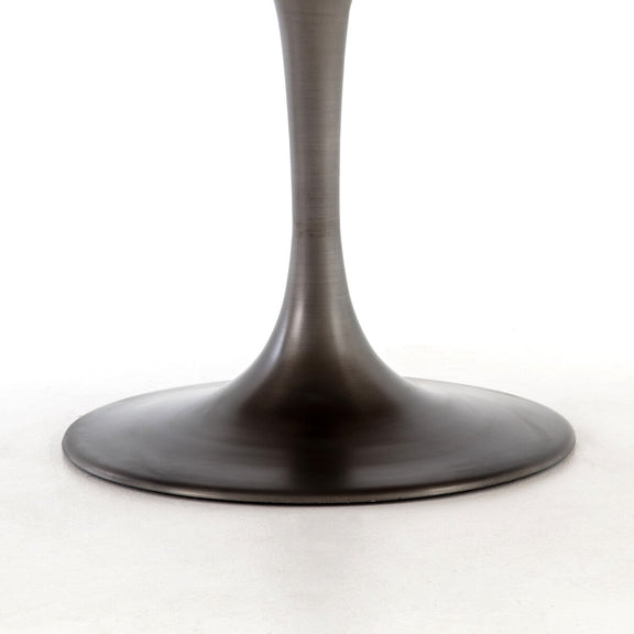 Evans Round Dining Table - Reclaimed Burnt Oak