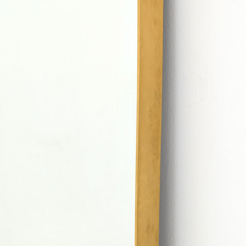 Bellvue Floor Mirror - Polished Brass