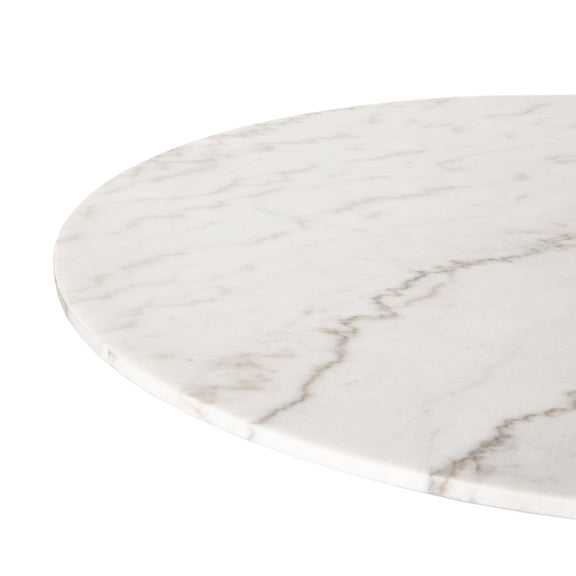 Powell Dining Table - White Marble