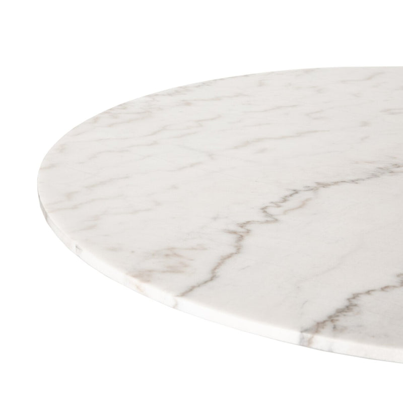 Powell Dining Table - White Marble