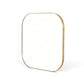Bellvue Square Mirror - Polished Brass