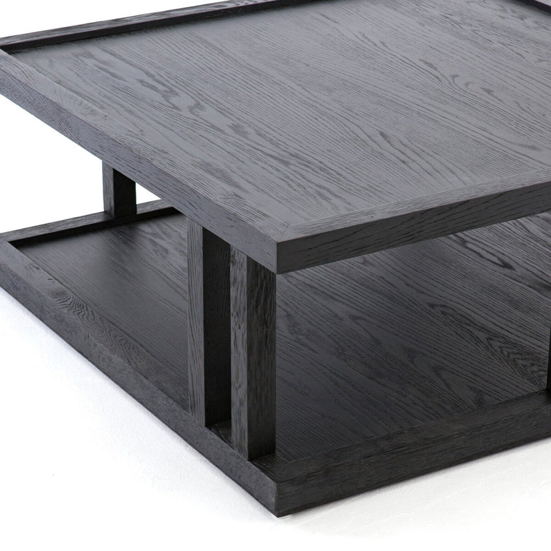 Charley Coffee Table - Drifted Black