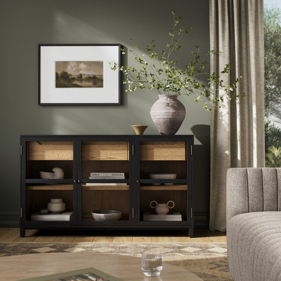 Millie Sideboard - Drifted Oak Solid