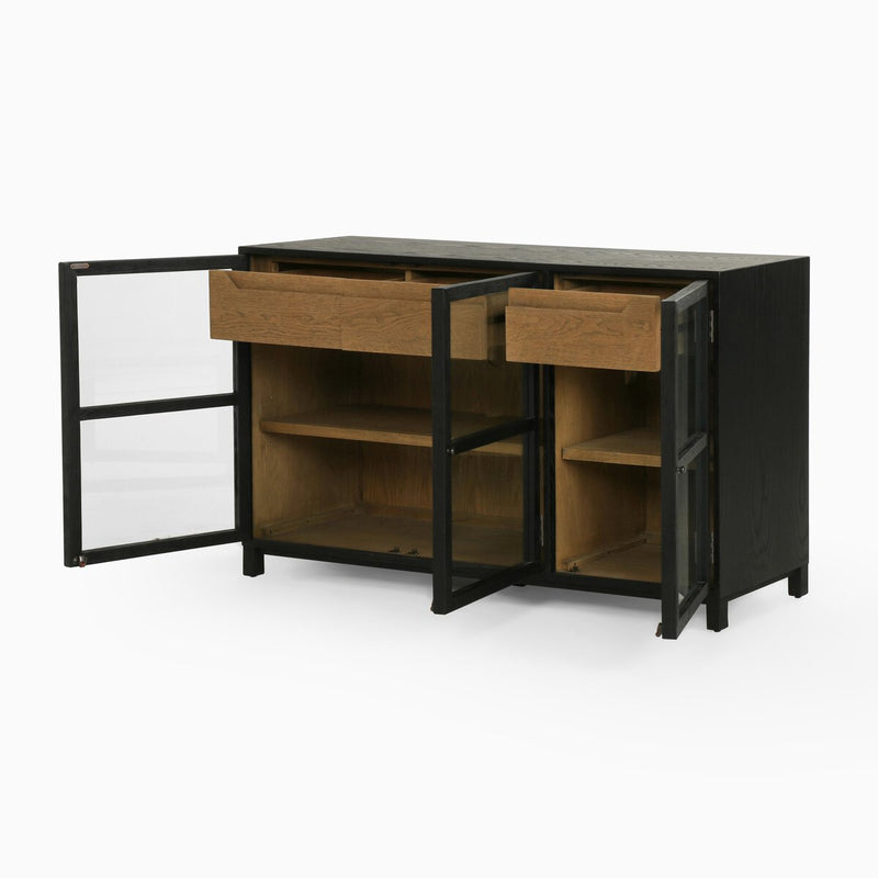 Millie Sideboard - Drifted Oak Solid
