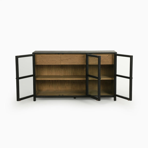 Millie Sideboard - Drifted Oak Solid
