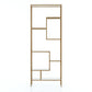 Helena Brass Bookcase - Worn Brass