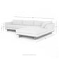 Everly Sectional - Irving Taupe
