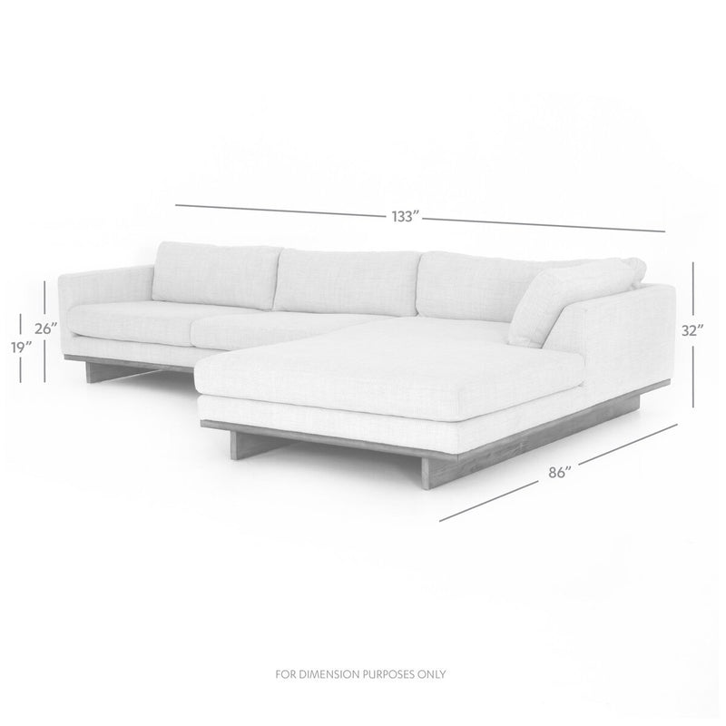 Everly Sectional - Irving Taupe