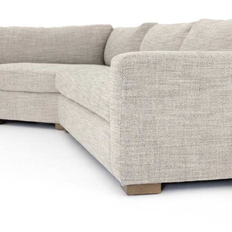 Boone 3-Piece Sectional - Thames Coal