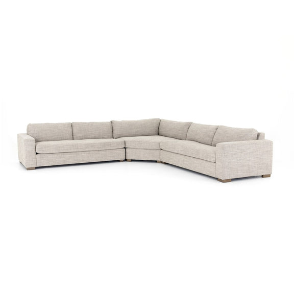 Boone 3-Piece Sectional - Thames Coal