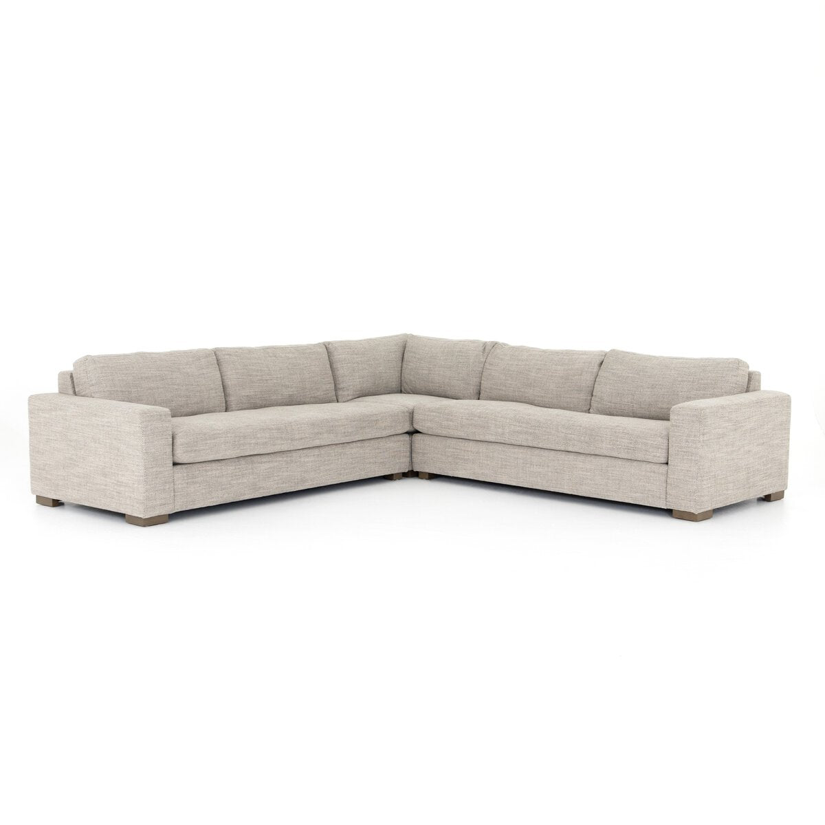 Boone 3-Piece Sectional - Thames Coal