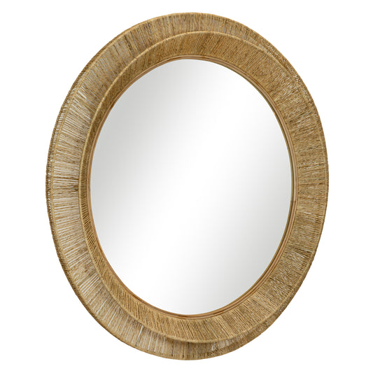 Collins Large Jute Mirror in Natural